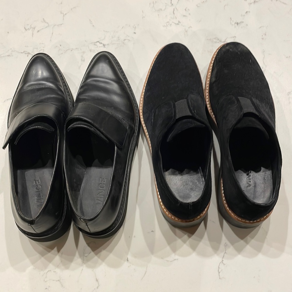 2 pairs of Vince shoes